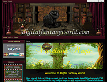 Tablet Screenshot of digitalfantasyworld.com